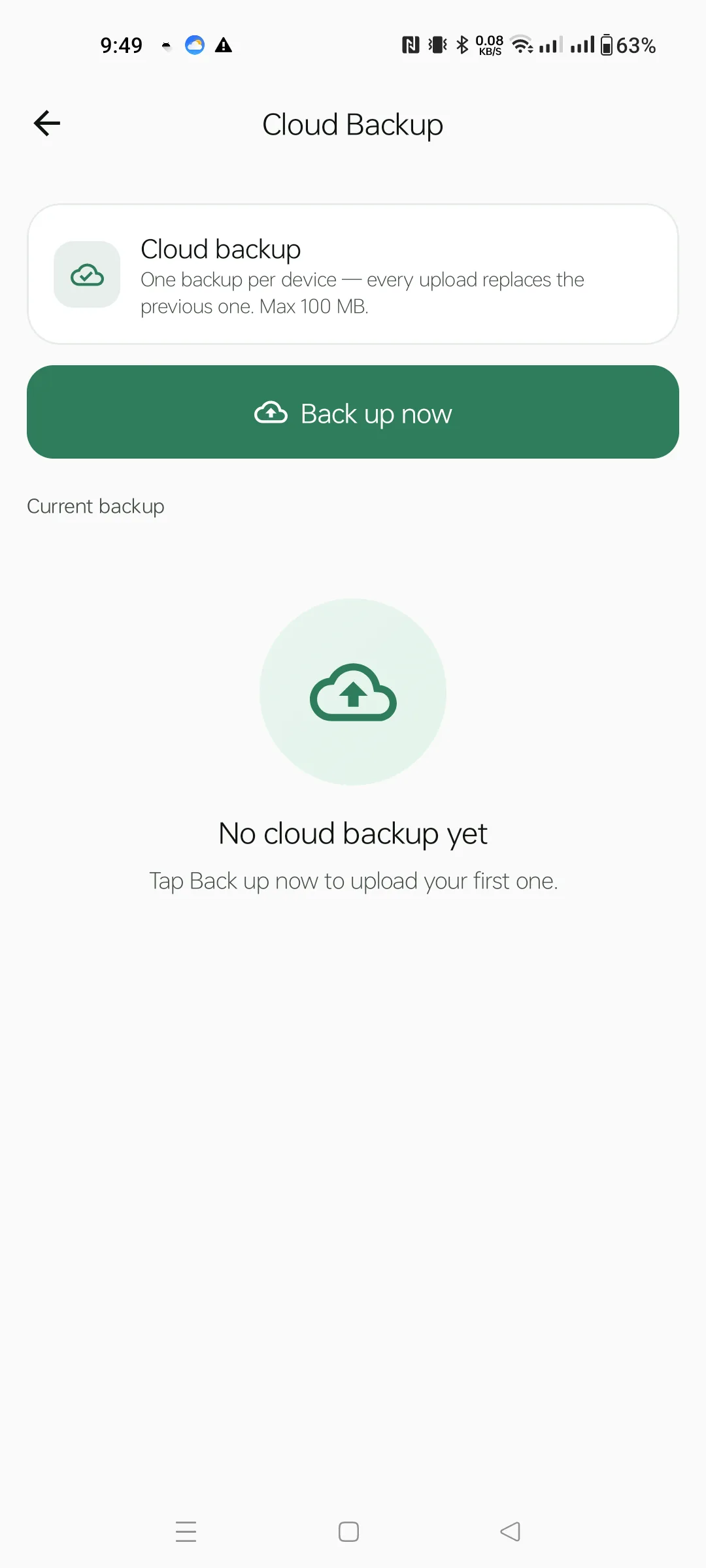 Cloud Backup
