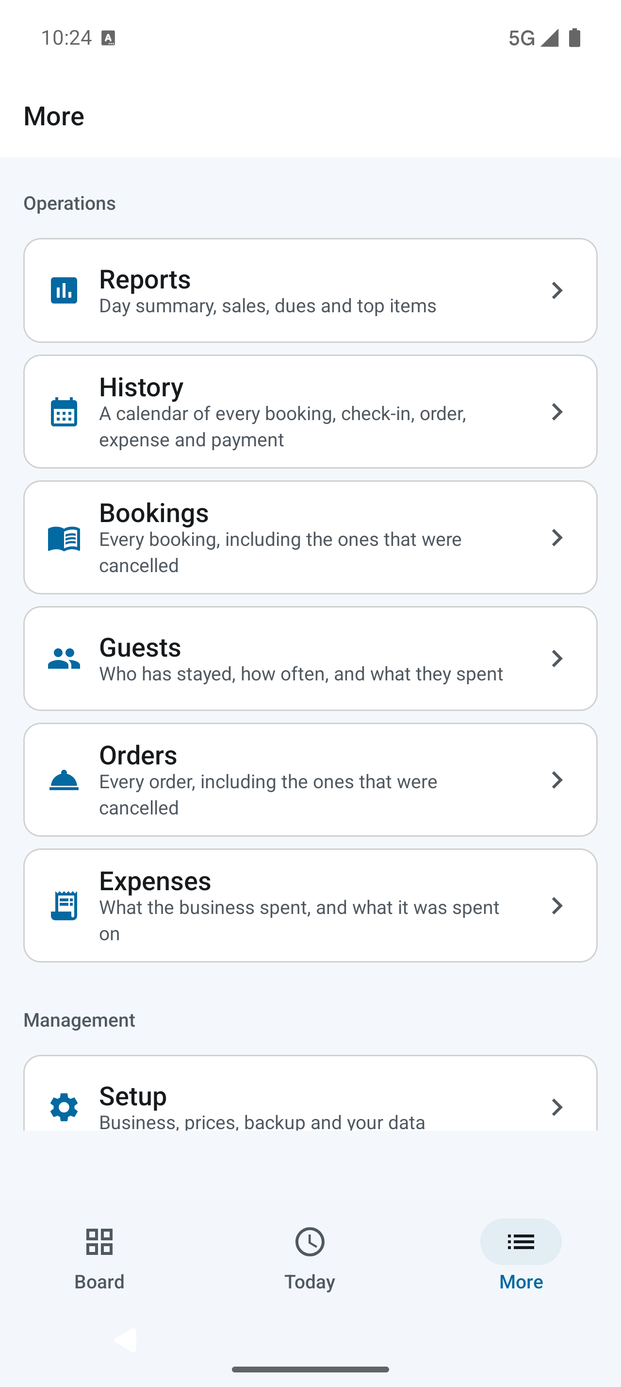 More groups operations and management links